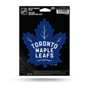 NHL Toronto Maple Leafs 5" x 7" Vinyl Die-Cut Decal - Car/Truck/Home Accessory By Rico Industries