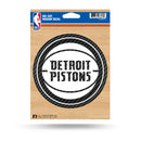 NBA Detroit Pistons 5" x 7" Vinyl Die-Cut Decal - Car/Truck/Home Accessory By Rico Industries
