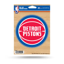NBA Detroit Pistons 5" x 7" Vinyl Die-Cut Decal - Car/Truck/Home Accessory By Rico Industries