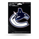 NHL Vancouver Canucks 5" x 7" Vinyl Die-Cut Decal - Car/Truck/Home Accessory By Rico Industries