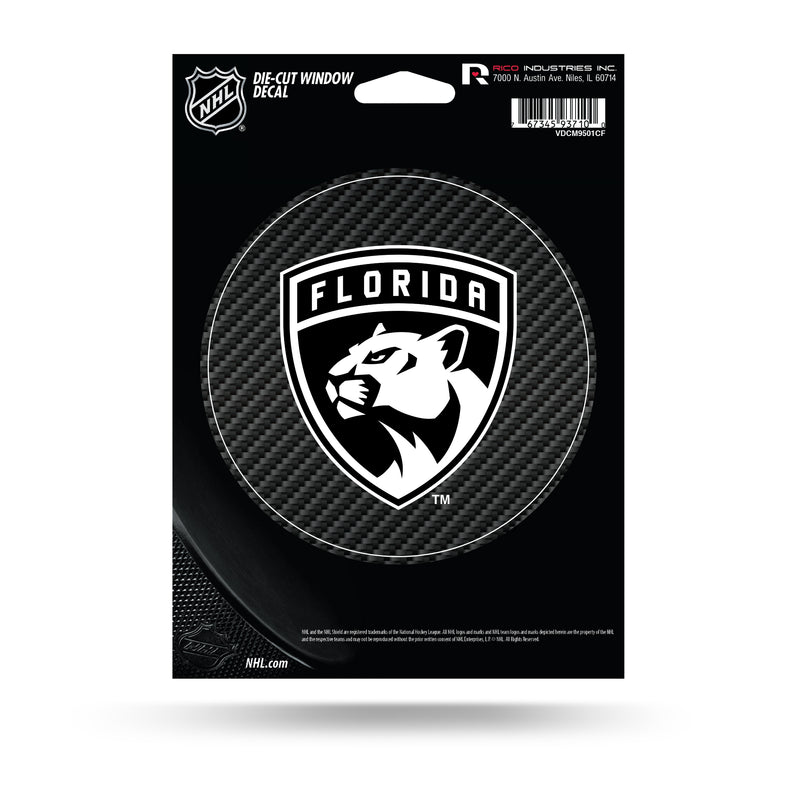 NHL Florida Panthers 5" x 7" Vinyl Die-Cut Decal - Car/Truck/Home Accessory By Rico Industries