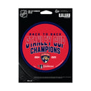 Florida Panthers 2025 Stanley Cup Champions Medium Die Cut Decal