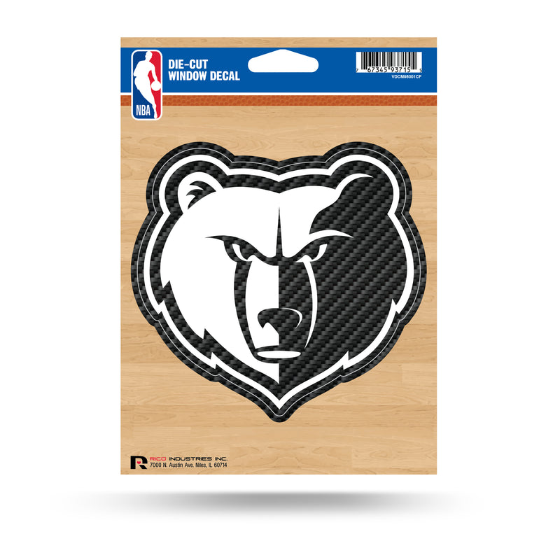 NBA Memphis Grizzlies 5" x 7" Vinyl Die-Cut Decal - Car/Truck/Home Accessory By Rico Industries