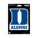 Duke Blue Devils Alumni Medium Die Cut Decal