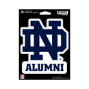 Notre Dame Alumni Medium Die Cut Decal