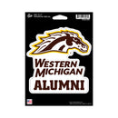 Western Michigan Alumni Medium Die Cut Decal