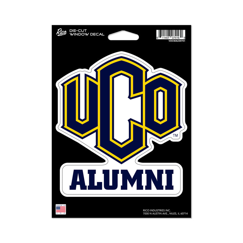 Central Oklahoma-U Of Alumni Medium Die Cut Decal
