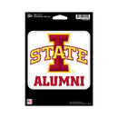 Iowa State University Alumni Medium Die Cut Decal