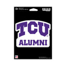 Tcu Alumni Medium Die Cut Decal
