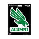 North Texas Alumni Medium Die Cut Decal