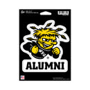 Wichita State Alumni Medium Die Cut Decal