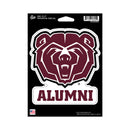 Missouri State Alumni Medium Die Cut Decal
