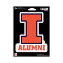 Illinois University Alumni Medium Die Cut Decal