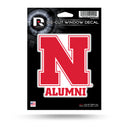 NCAA Nebraska Cornhuskers 5" x 7" Vinyl Die-Cut Decal - Car/Truck/Home Accessory By Rico Industries