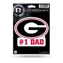 NCAA Georgia Bulldogs 5" x 7" Vinyl Die-Cut Decal - Car/Truck/Home Accessory By Rico Industries