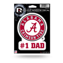 NCAA Alabama Crimson Tide 5" x 7" Vinyl Die-Cut Decal - Car/Truck/Home Accessory By Rico Industries
