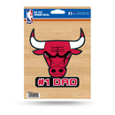 NBA Chicago Bulls 5" x 7" Vinyl Die-Cut Decal - Car/Truck/Home Accessory By Rico Industries