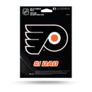 NHL Philadelphia Flyers 5" x 7" Vinyl Die-Cut Decal - Car/Truck/Home Accessory By Rico Industries