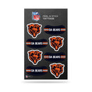 NFL Chicago Bears Peel & Stick Temporary Tattoos - Eye Black - Game Day Approved! By Rico Industries