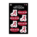 Alabama University Vertical Tattoo (3"X5")
