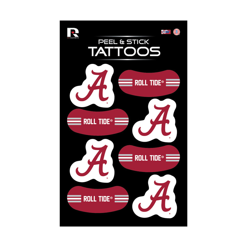 Alabama University Vertical Tattoo (3"X5")