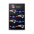 NFL New England Patriots Peel & Stick Temporary Tattoos - Eye Black - Game Day Approved! By Rico Industries