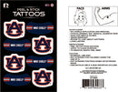 Auburn Vertical Tattoo (3"X5")
