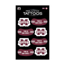 Mississippi State Vertical Tattoo (3"X5")