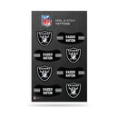 NFL Las Vegas Raiders Peel & Stick Temporary Tattoos - Eye Black - Game Day Approved! By Rico Industries