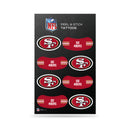 NFL San Francisco 49ers Peel & Stick Temporary Tattoos - Eye Black - Game Day Approved! By Rico Industries