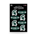 Michigan State Vertical Tattoo (3"X5")