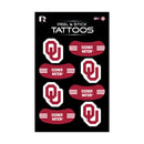Oklahoma University Vertical Tattoo (3"X5")