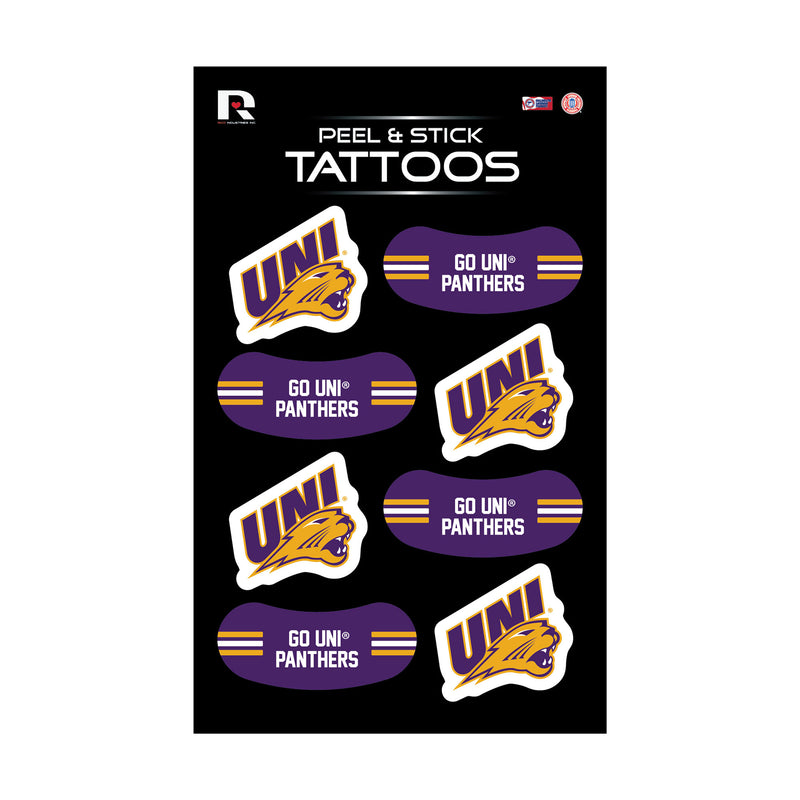 Northern Iowa Vertical Tattoo (3"X5")