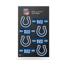 NFL Indianapolis Colts Peel & Stick Temporary Tattoos - Eye Black - Game Day Approved! By Rico Industries