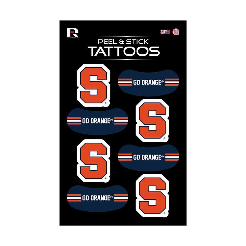 Syracuse University Vertical Tattoo (3"X5")