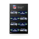 NFL Seattle Seahawks Peel & Stick Temporary Tattoos - Eye Black - Game Day Approved! By Rico Industries