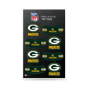 NFL Green Bay Packers Peel & Stick Temporary Tattoos - Eye Black - Game Day Approved! By Rico Industries