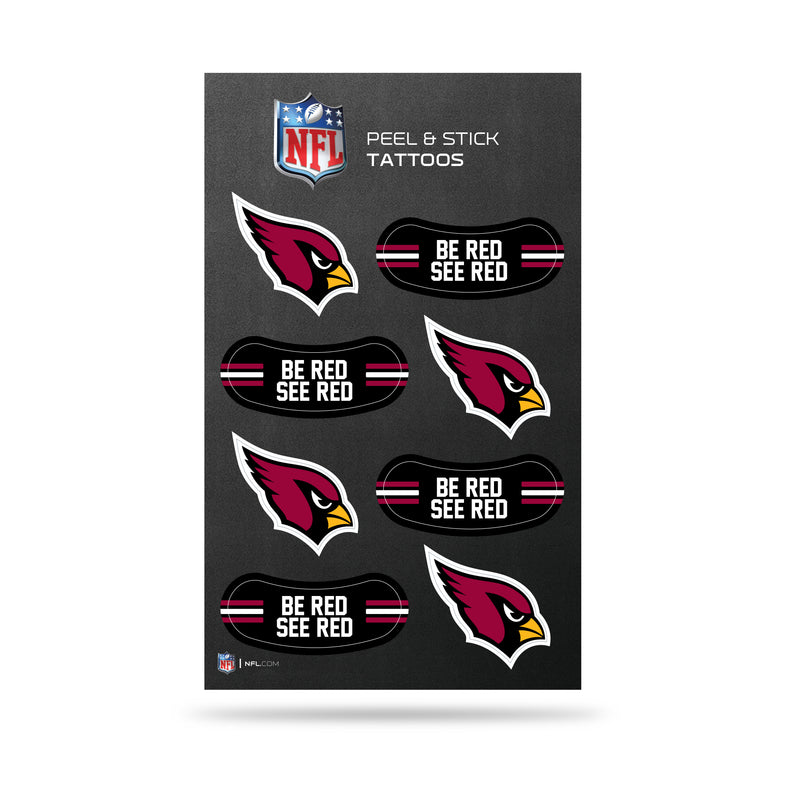Arizona Cardinals Vertical Tattoo (3"X5")