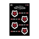 Arkansas State Vertical Tattoo (3"X5")