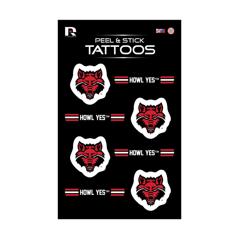 Arkansas State Vertical Tattoo (3"X5")