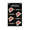 NCAA Minnesota Golden Gophers Peel & Stick Temporary Tattoos - Eye Black - Game Day Approved! By Rico Industries