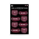 NCAA Missouri State Bears Peel & Stick Temporary Tattoos - Eye Black - Game Day Approved! By Rico Industries