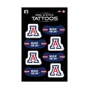 Arizona University Vertical Tattoo (3"X5")