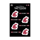 Washington State University Vertical Tattoo (3"X5")