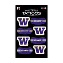 Washington University Vertical Tattoo (3"X5")