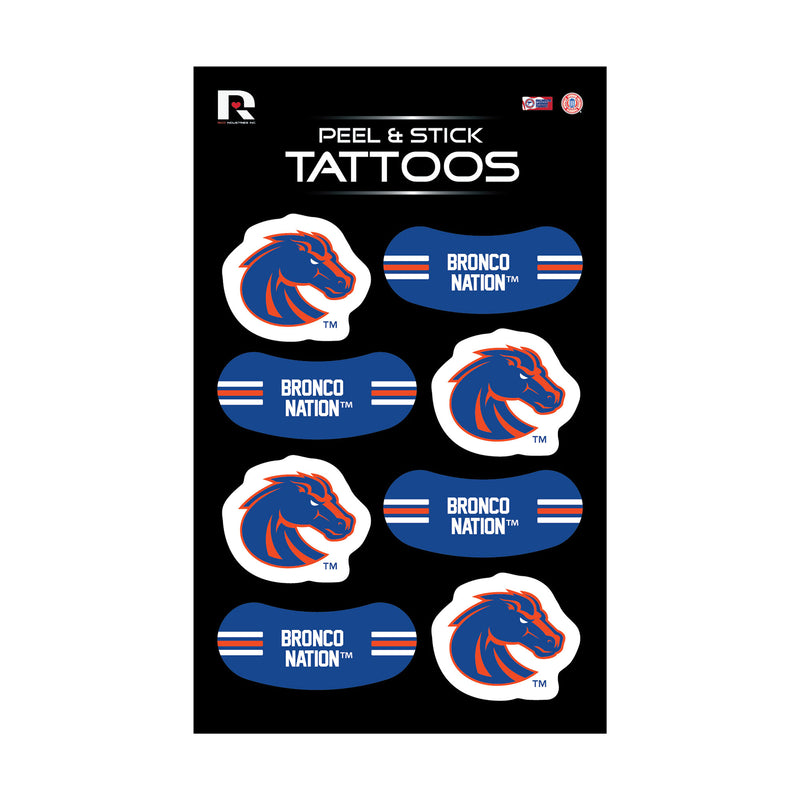 Boise State Vertical Tattoo (3"X5")