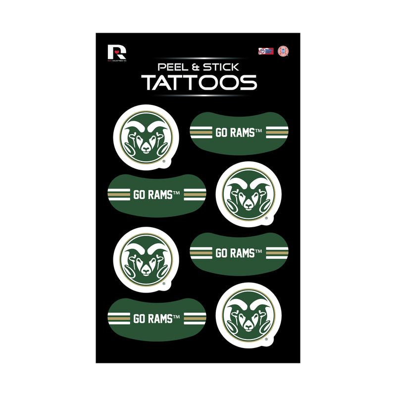 Colorado State Vertical Tattoo (3"X5")