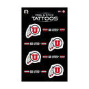 Utah University Vertical Tattoo (3"X5")