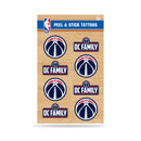 NBA Washington Wizards Peel & Stick Temporary Tattoos - Eye Black - Game Day Approved! By Rico Industries