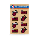 NBA Miami Heat Peel & Stick Temporary Tattoos - Eye Black - Game Day Approved! By Rico Industries